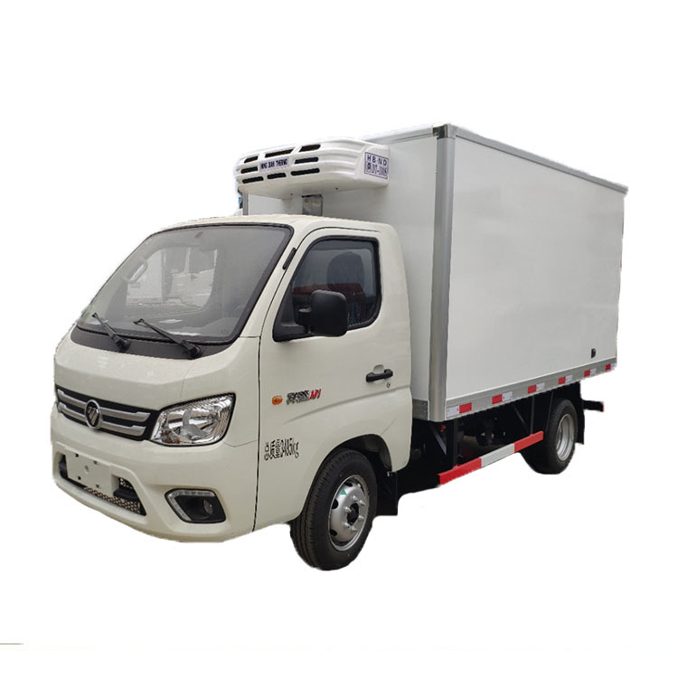 Fukuda Omako 4,2 m refrigerador vacuna camión de transporte de cadena de frío teléfono