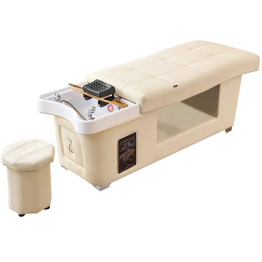 Upgraded Thai Head Therapy Shampoo Bed with Light Water Circulation Fumigation Barber Shop Special Hair Salon Beauty Salon Massage
