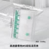 Highly transparent turquoise M5 double-buckle binder