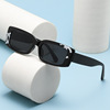 Fashionable square sunglasses, glasses suitable for photo sessions, 2023 collection, internet celebrity, city style