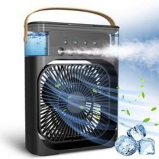Cross-Border Five-Hole Spray Fan for Home Use, USB Function, Office Desk Small Humidifier, Cooling Air, Ice-Spray Effect