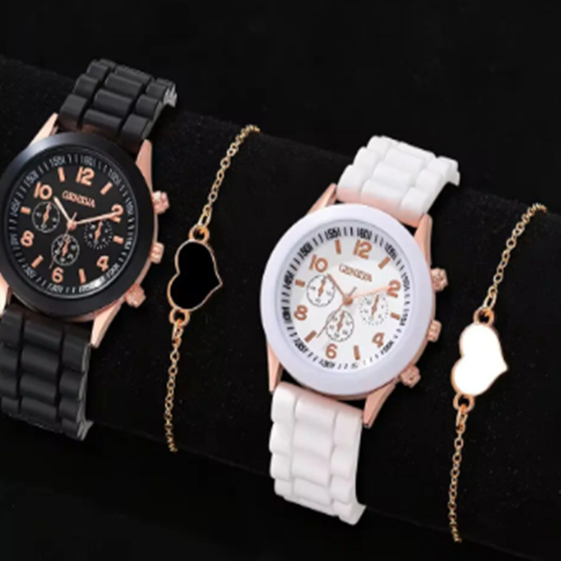 New Ins Hot-Selling Watch Set Combination Men's Sports Watch Watch Combination Cross-Border E-Commerce Hot-Selling Watch