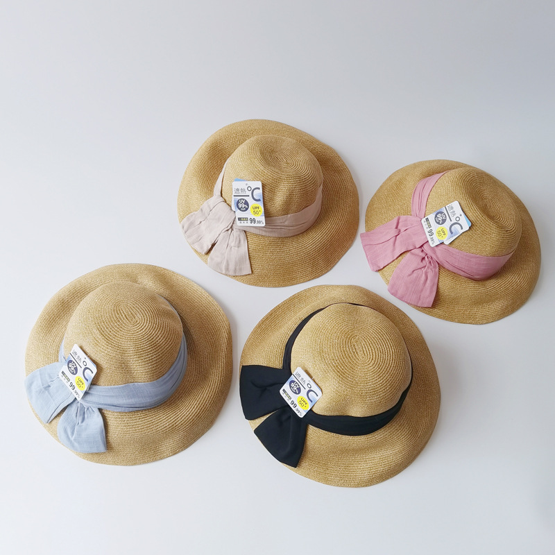 Simple Bow Children's Fisherman Hats display picture 1