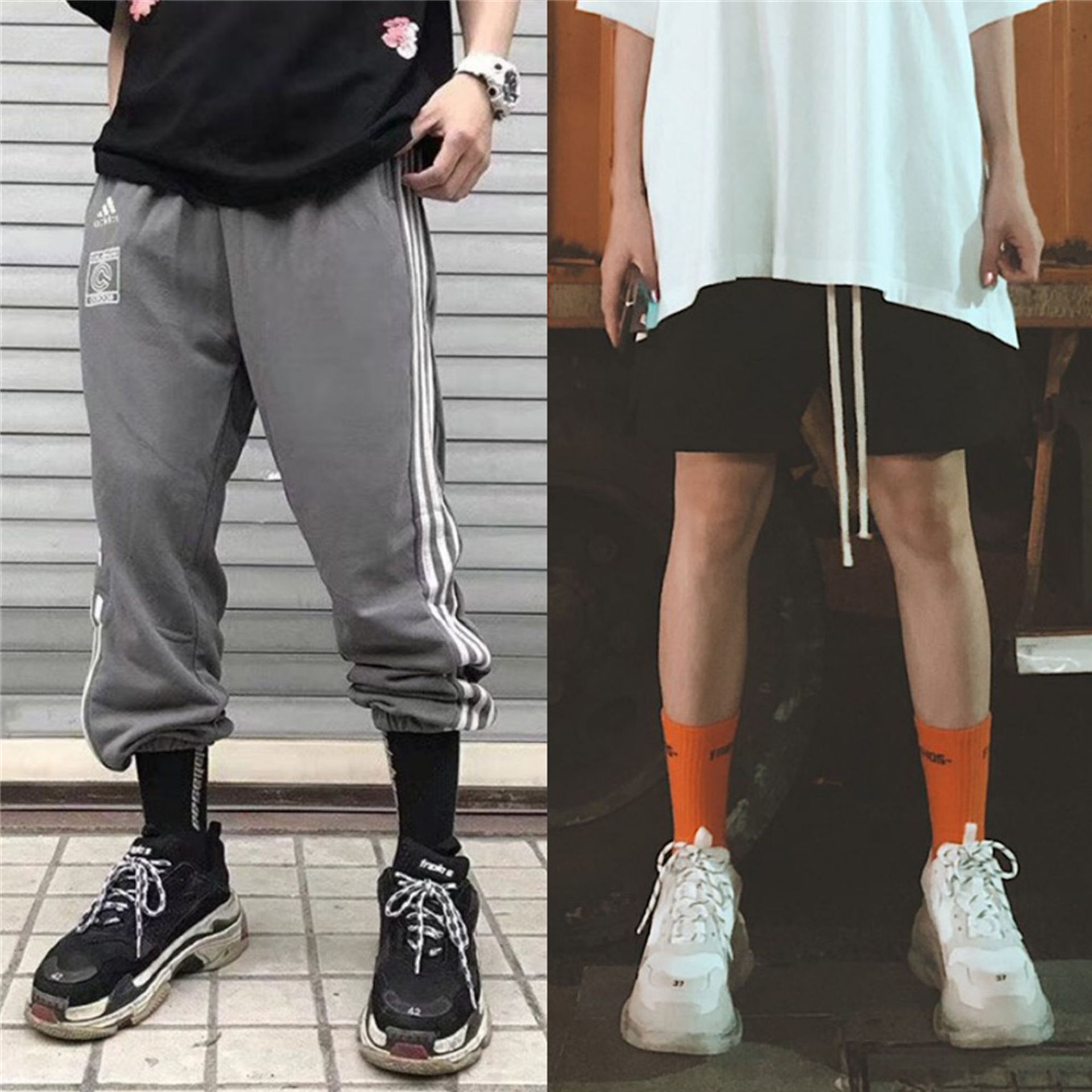 Zapatos de papá de París, suela gruesa, zapatos casuales de seis capas, zapatos de plataforma para parejas de hombres y mujeres, zapatos deportivos de cuero de todo fósforo