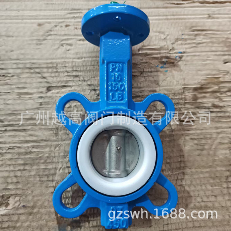 供应D71F-10P衬氟蝶阀/衬胶蝶阀/不锈钢衬氟密封对夹式蝶阀