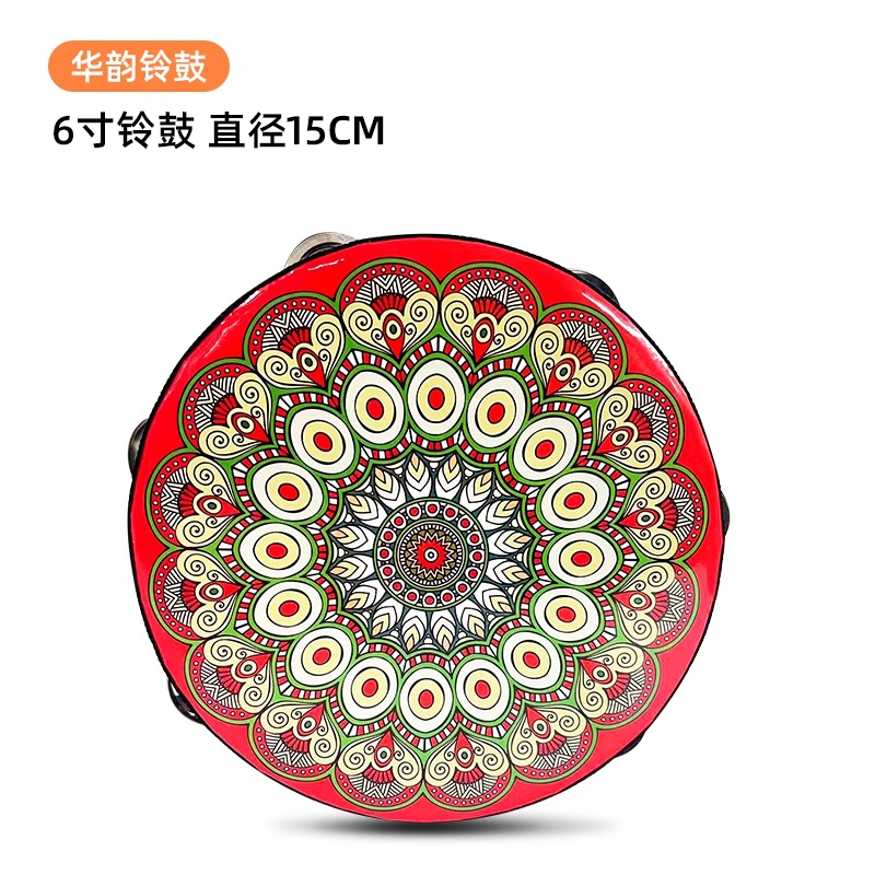 Tambourine for kindergarten, drum, props