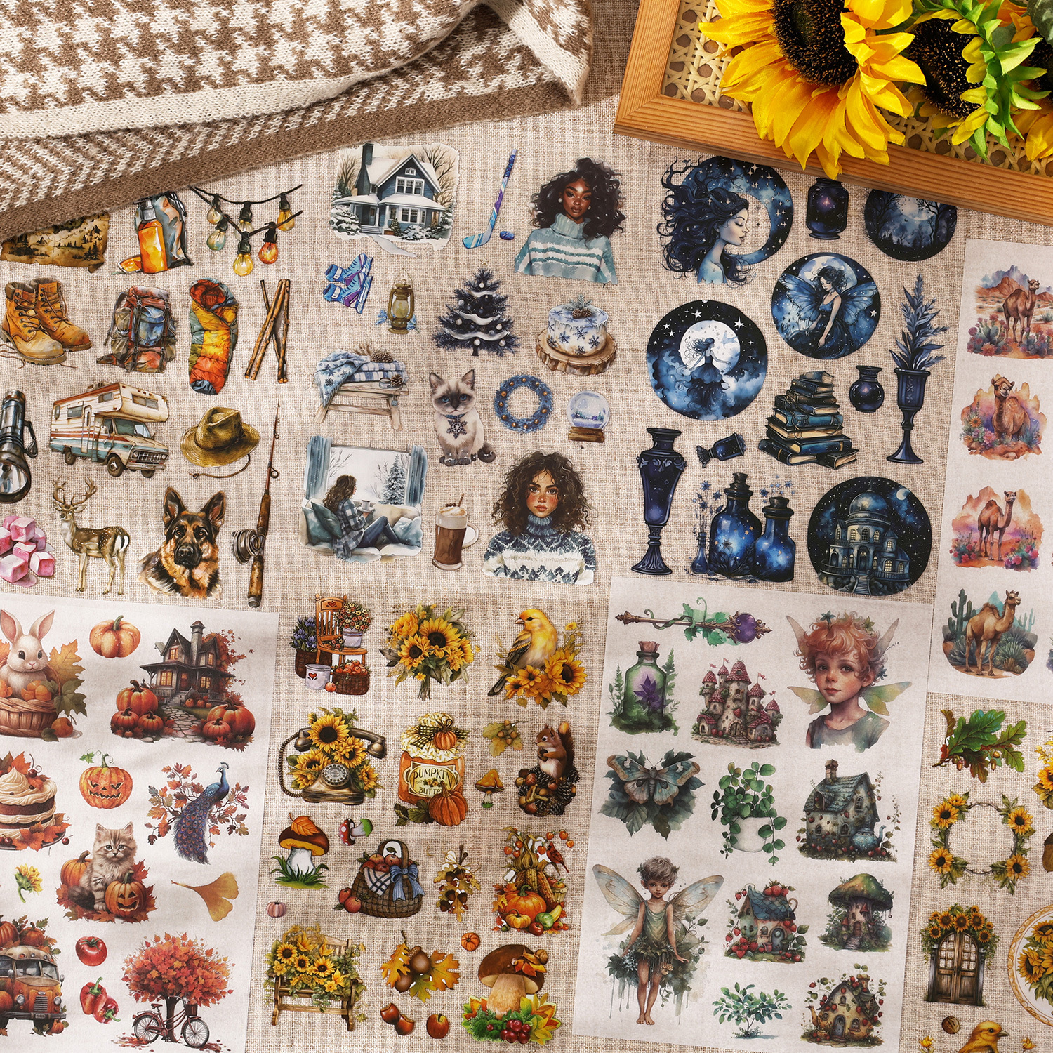 Recuerdos del tiempo Transfronterizo Retro libro de pegatinas de cuentas de bricolaje libro de decoración de diarios de cuentas de bricolaje retro libro de pegatinas de papel