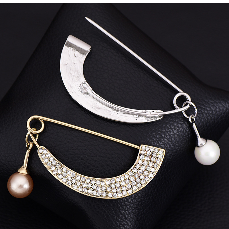 Perlen Brosche Für Damen Dekoratives Accessoire Für Strickjacken_voghion.com