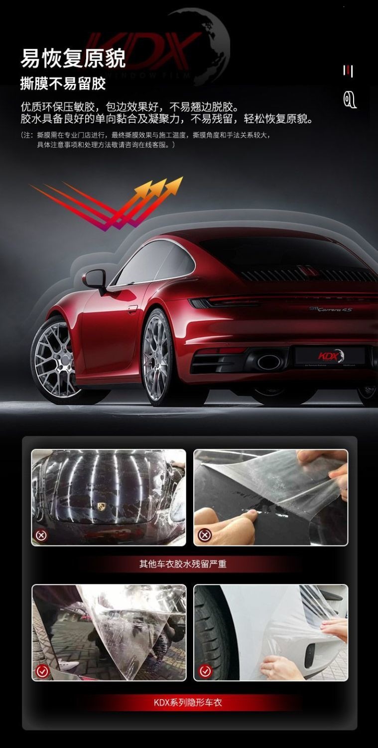 Kdx Kangdexin K8 Invisible Car Film Tpu Full Car Paint Protection Film Transparent Anti-Scratch Auto Film
