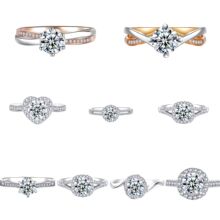 珠宝定制 18K金PT950铂金戒指对戒婚戒高端定制来图原创设计