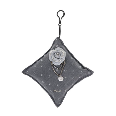 Car Bamboo Charcoal Bag for: Aktiv kömürlü qoxu uducular - camellia-hanging-bag-in-gray