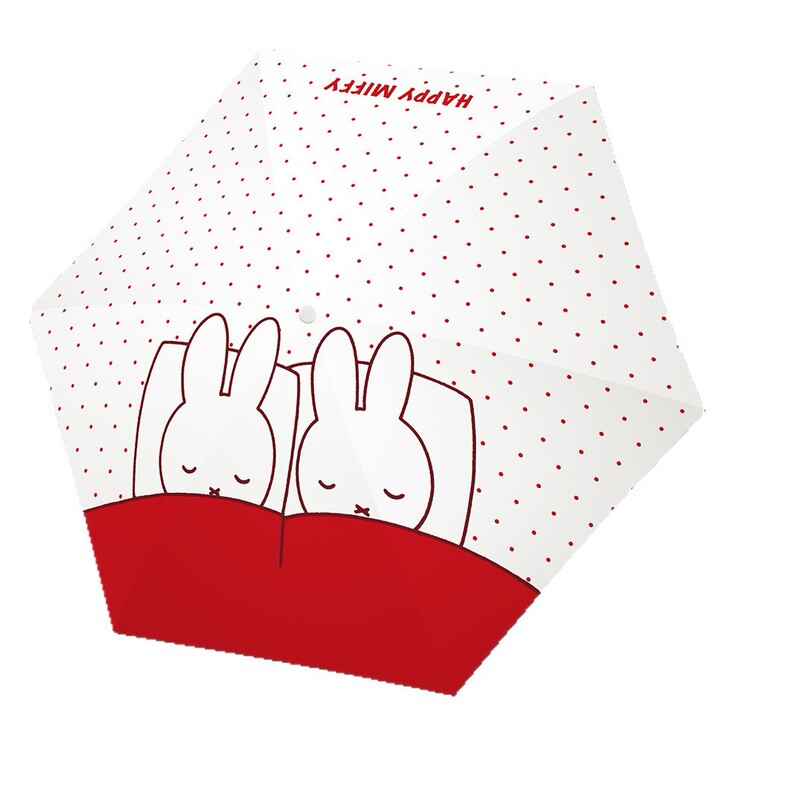 ミッフィー傘 ビニール日傘 晴雨兼用 紫外線防止 50% off 手動ポケット傘|undefined