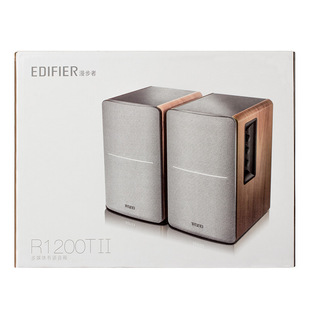 Edifier/漫步者 R1200TII电脑2.0音箱 木质HIFI音响 笔记本低音炮-阿里巴巴