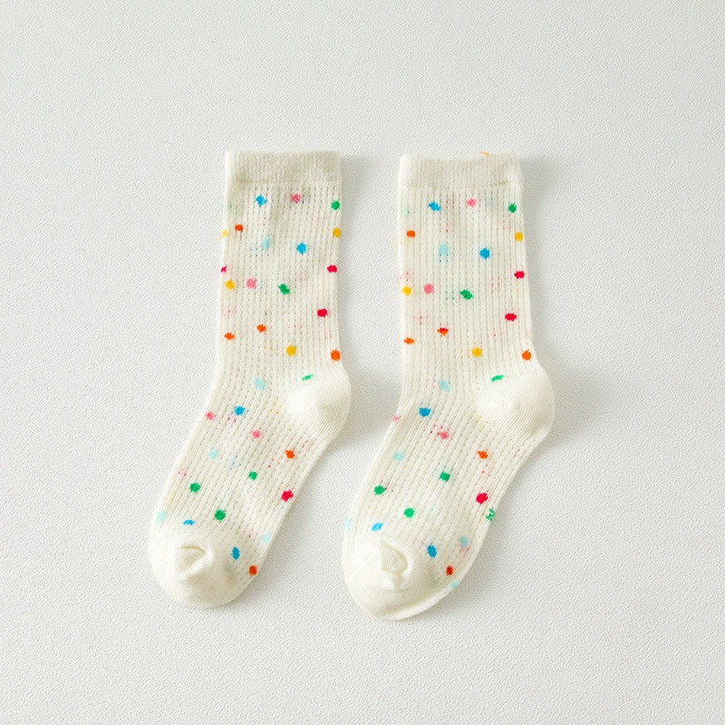 Children's summer thin rainbow socks for amusement parks