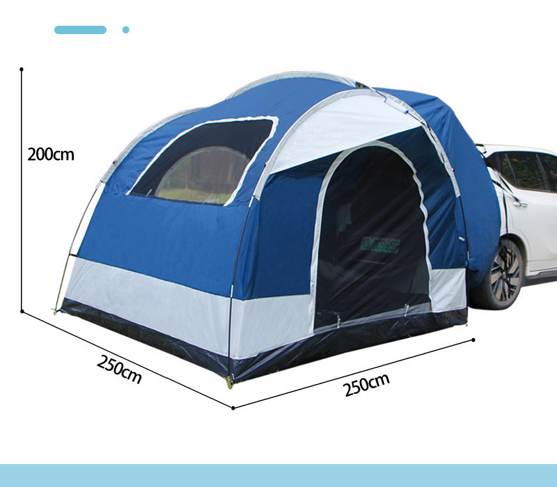 Outdoor Car Rear Tent, Multifunctional Car Extension for Self-Driving Tours, Suv Car Camping, Off-Road Vehicle Sun Protection