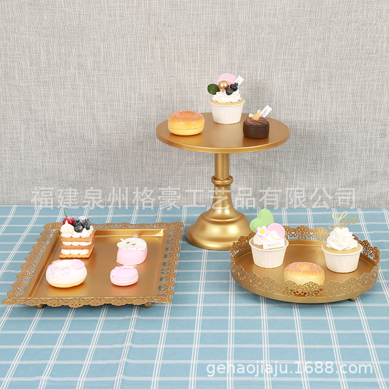 Hotel decoración merienda placa accesorios de la boda soporte de la torta sitio de la boda diseño postre Mesa restaurante postre mesa de exhibición