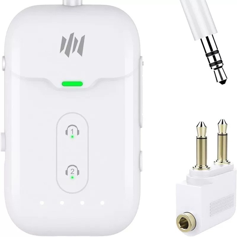 Адаптер Bluetooth 5.4 Beeitzie & Airfly, белый приёмник-передатчик, поддержка APTX