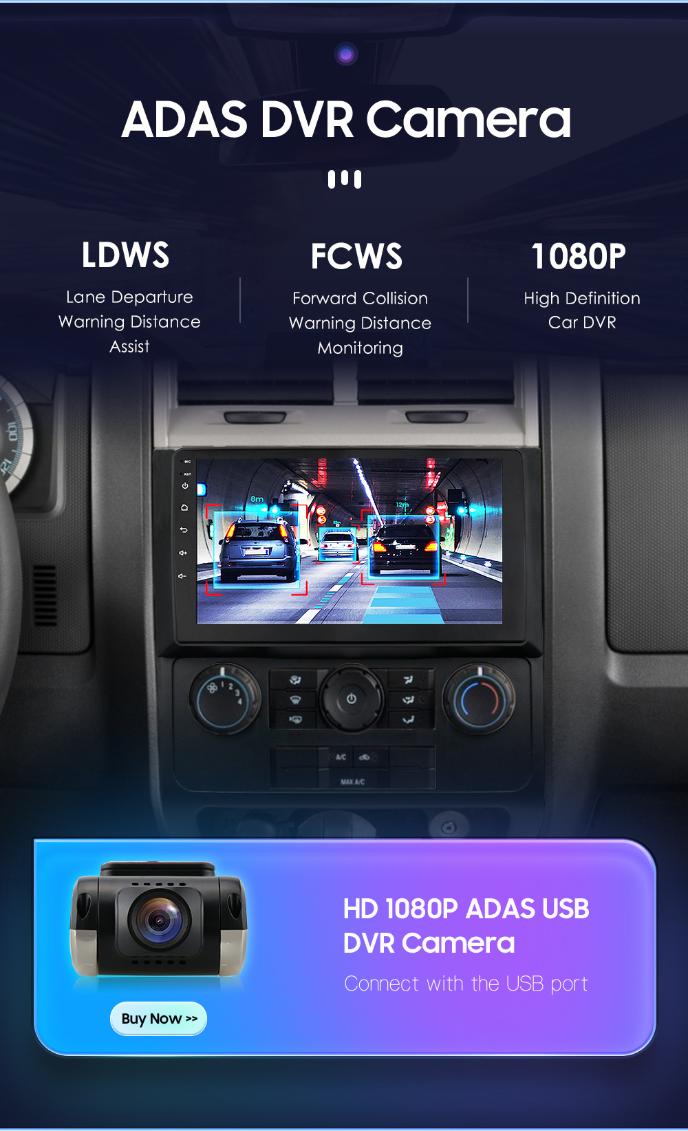 Cross-border 9-inch for 13-21 Ford TRANSIT CUSTOM car Android large screen navigator GPS