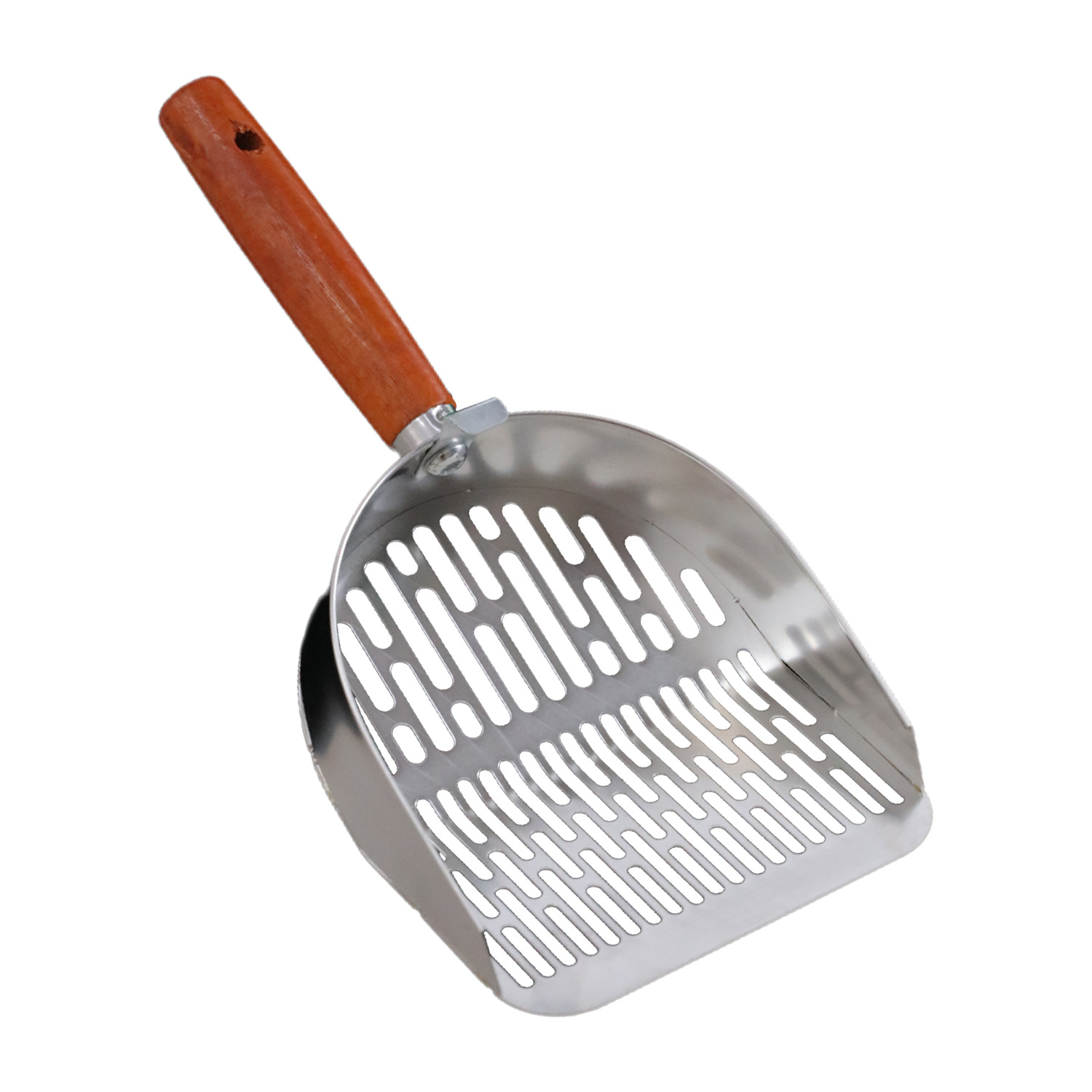 Pala de Acero Inoxidable para Arena de Gatos 201 de Acero Inoxidable, para Gatos
