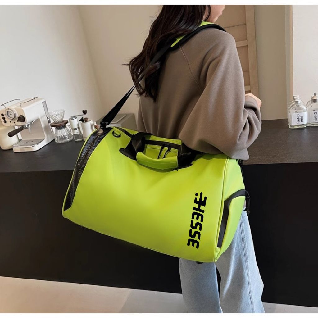 Short Trip Men's Large Capacity Women's Travel Hand Luggage Bag Dry Wet Separation Cycling Sports_voghion.com