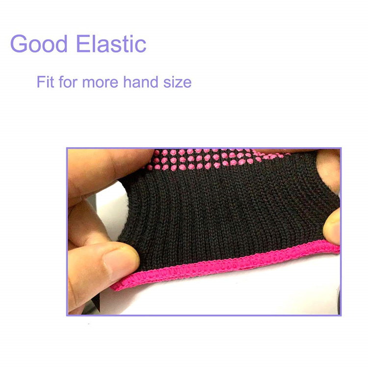 Guantes de peluquería dispensadores de silicona de pvc resistentes a altas temperaturas