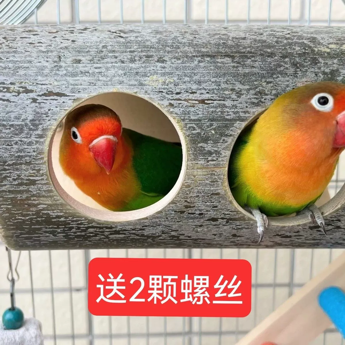 Подвесная бамбуковая трубка для попугаев, волнистых попугайчиков, неразлучников, попугаев-каракатиев, чтобы спрятаться, туннель ручной работы, чтобы избавиться от скуки, жевать на натуральной бамбуковой трубке, лазить на качелях.