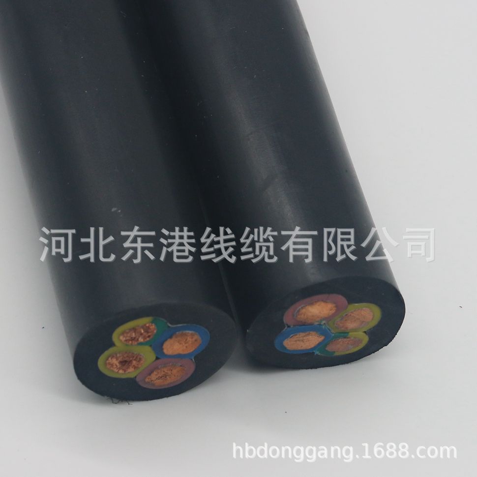 厂家直销空调电源线4*2.5耐潮湿耐高温橡胶电缆