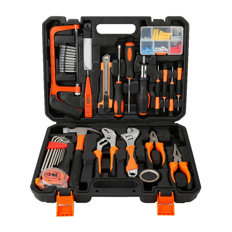 Hardware Tool Set Home Electrician Combination Tool Box with Tools Gift Tool Set Hardware Tools Collection