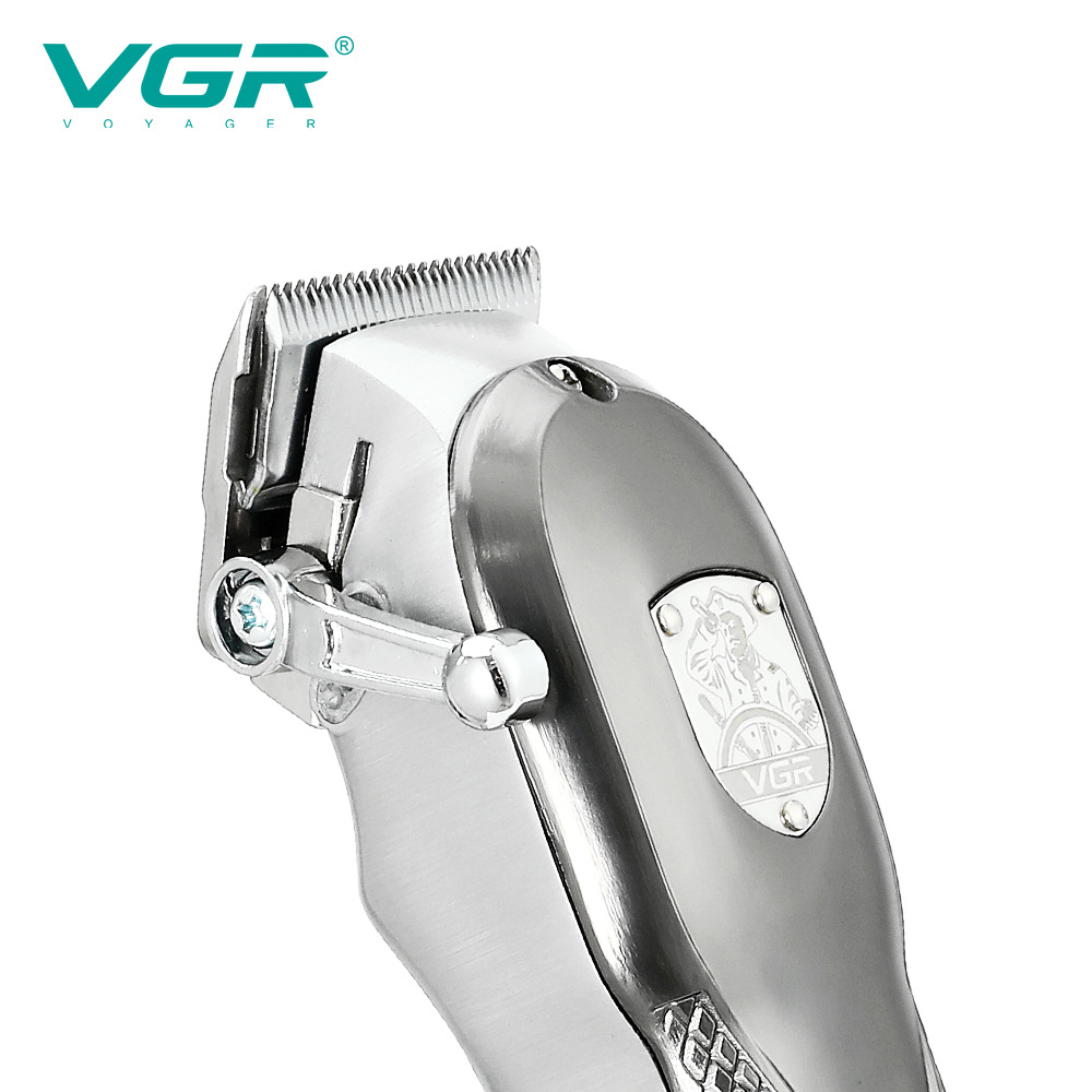 VGR276 Oil Head Retro Electric Hair Clipper with LCD Micro-adjustment Styler, Salon-Specific Hair Scissors and Carving Shears