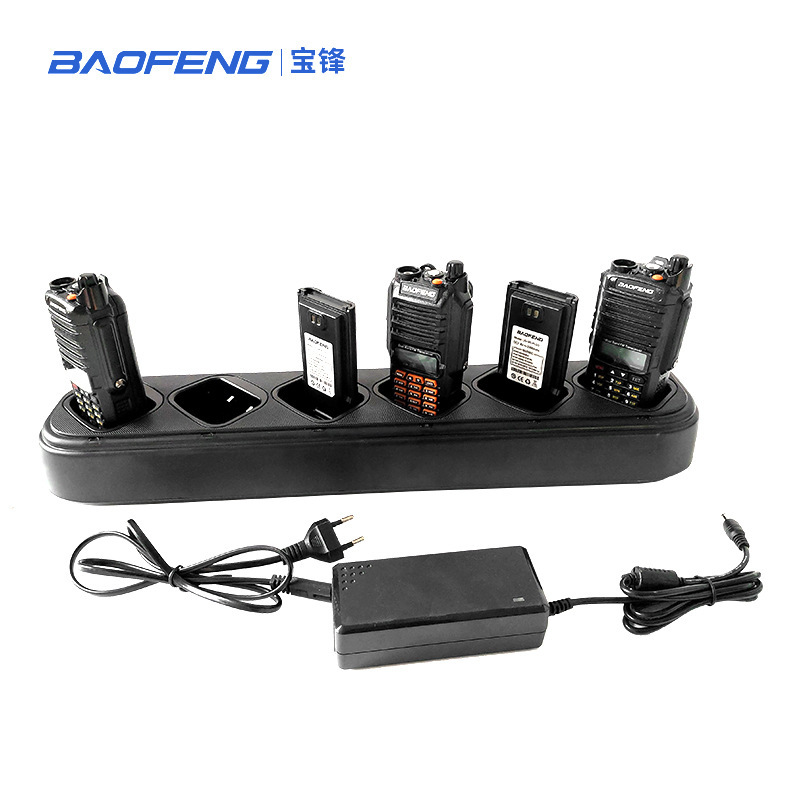 Baofeng BF-UV9Rplus A58 9700 walkie-talkie cargador multicanal de carga directa de seis articulaciones de carga UV9R walkie-talkie