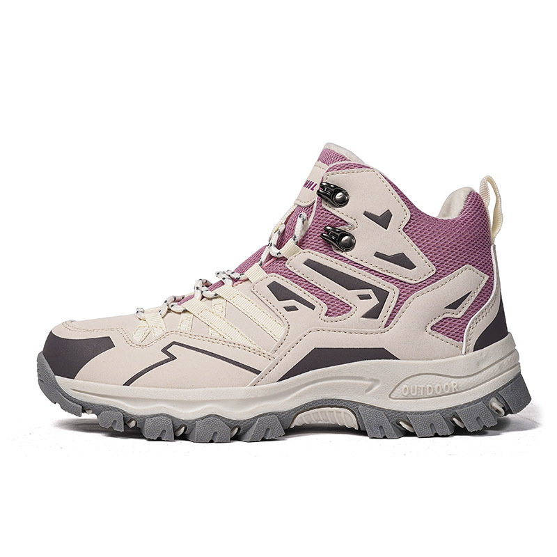 Otoño y invierno, zapatos de montaña de algodón para mujeres, pareja, montaña, senderismo de fondo, deporte de invierno, calentamiento más grueso.