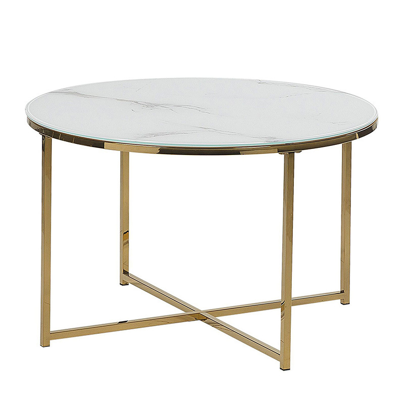 Mesa de té de lujo ligera, sala de estar de alta calidad, mesa de café minimalista italiana, mesa de té de vidrio casera, mesa de café image 6
