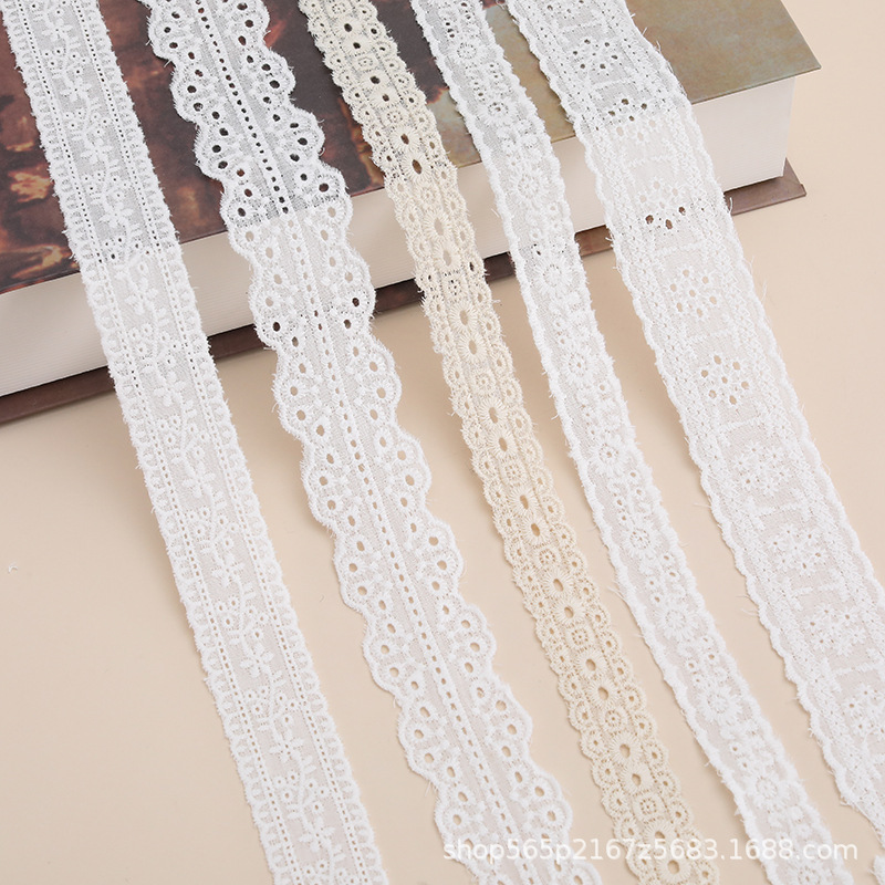 棉布镂空水溶刺绣花边蕾丝条码饰品床上用品饰品台布服装辅料