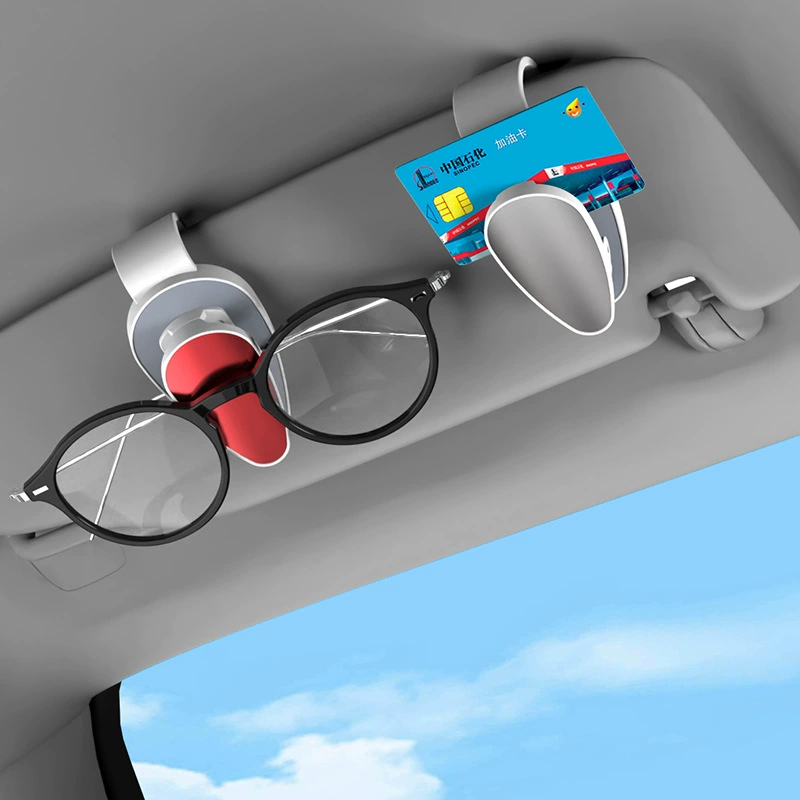 Автомобильный зажим для очков солнцезащитный козырек коробка для хранения артефакт