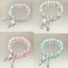 原创设计奶盖串珠流星手链小众甜美彩色串珠闺蜜手串厂家直销手饰