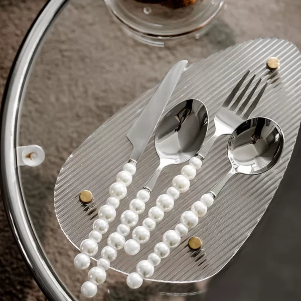 Round spoon + pointed spoon (set of two)