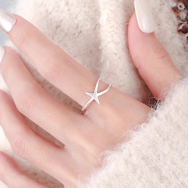 Starfish Simple Ins Niche Design Ring