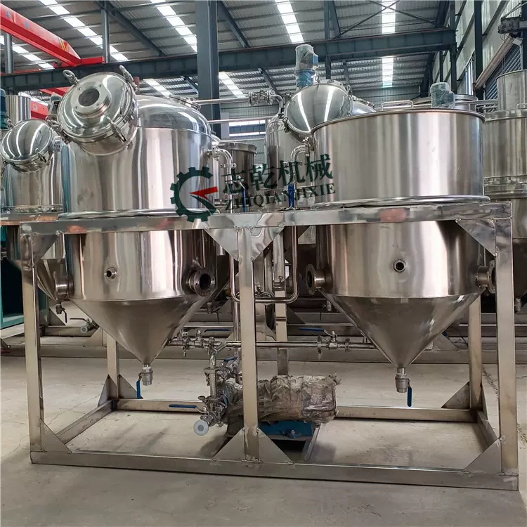 小型精炼机 食品厂油炸油脱胶脱酸脱色脱水去味设备 棕榈油炼油机