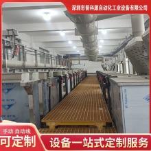 源头厂家阳极氧化生产线 单臂五金塑料镍铜铬锌金银电镀生产线