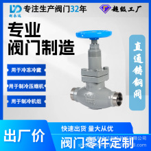 L61F铸钢截止节流阀 氨氟管道专用直通式手动阀门 利永达制造