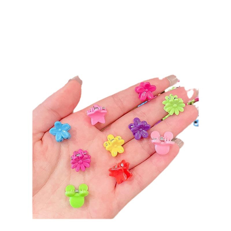 Niños pinzas de cabello bebé lindas princesa pinzas de cabello niñas no lastimas joyas de cabello flores mini pinzas de cabello