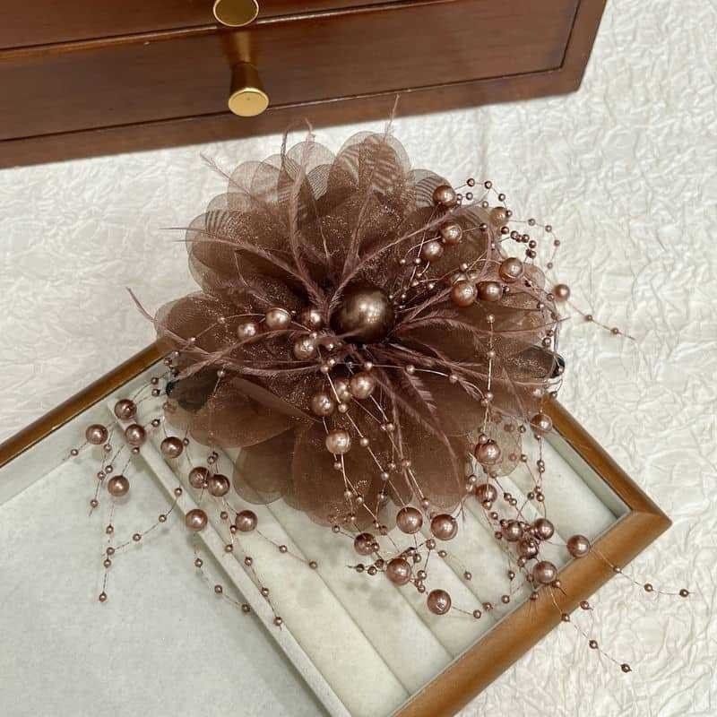 Satín de alta sensación, arco negro grande, clip de tiburón, toque de cabeza, clip de nube, clip de agarre, clip de cabello, tarjeta de cabello de mujer