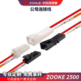杜邦线LED透明水晶线单公头端子线公母头厨衣柜led灯用紫铜焊接线