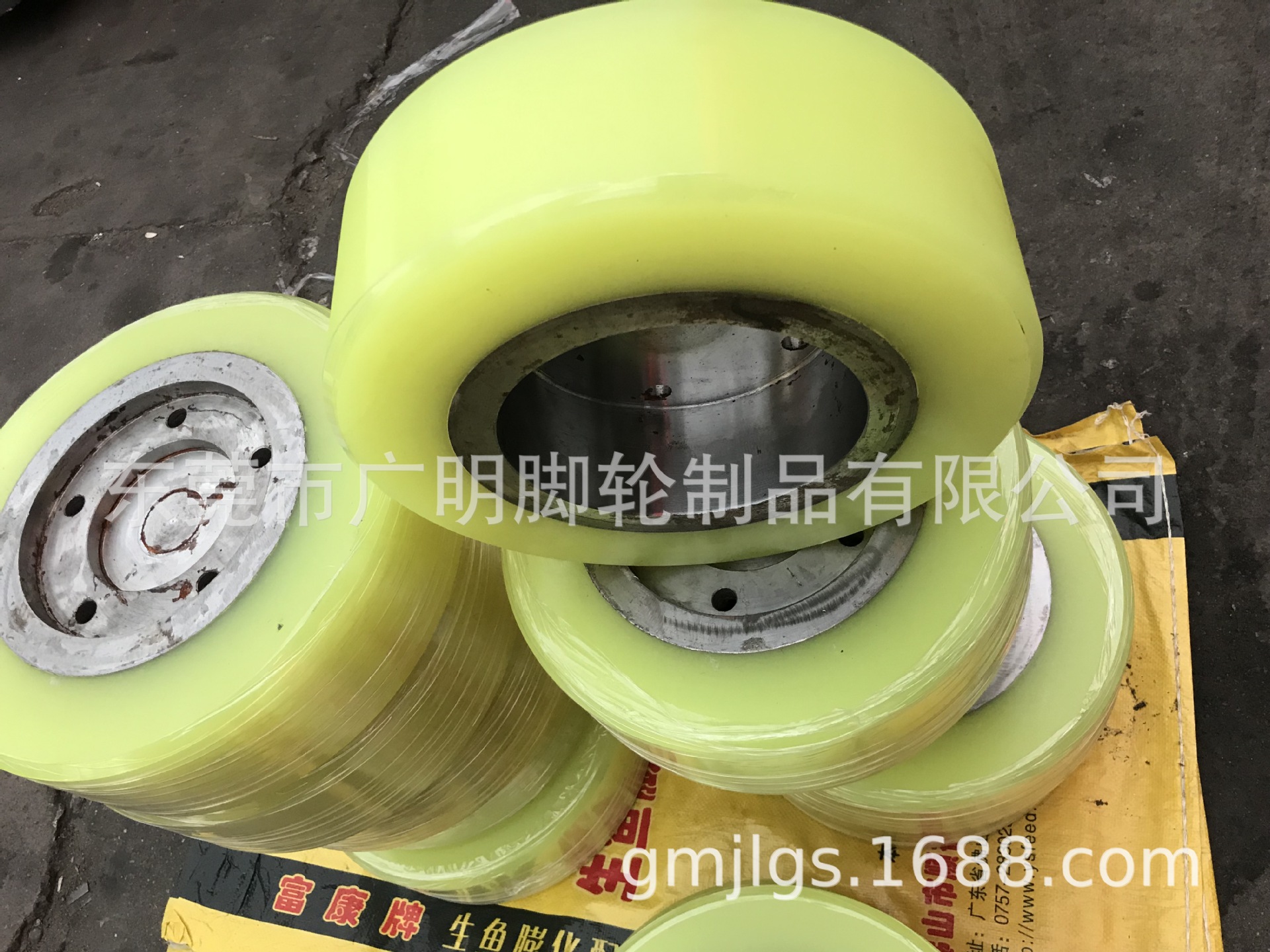 聚氨酯叉车轮，PU叉车轮，设备包胶轮