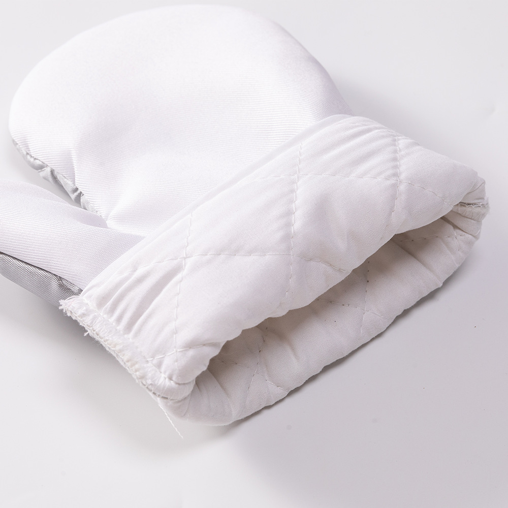 Impresión de sublimación de color puro Impresión digital impresión de transferencia térmica guantes de horno en blanco cocina para hornear horno de microondas guantes antiquemaduras traje