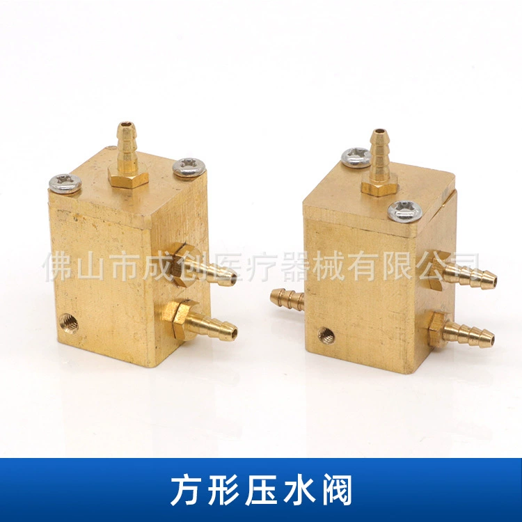 Стоматологический материал квадратный водяной клапан давления 3/4 сопла один водяной клапан управления воздухом напорный водяной клапан 4*2,5 мм
