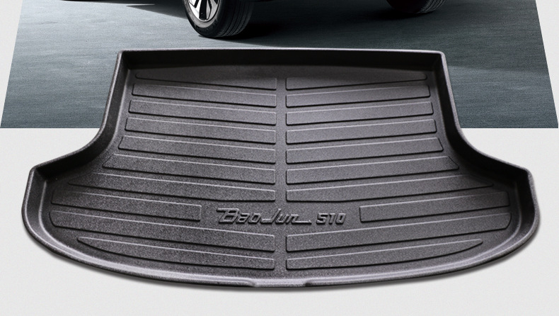 Suitable for 2017 Jinbei Tjatse Trunk Mat, Wear-Resistant and Waterproof Interior Modification Tpe Trunk Mat