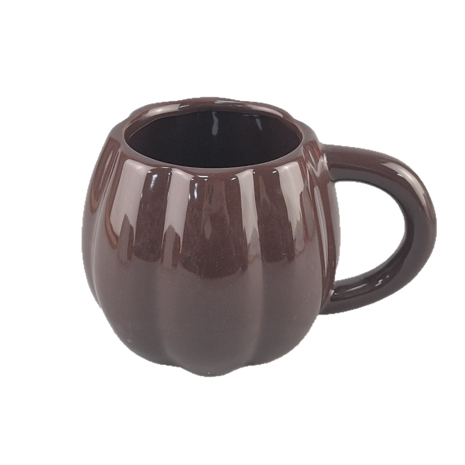 Fábrica al por mayor de tazas de cerámica de Halloween en forma de calabaza taza de agua LOGO taza de café de cerámica