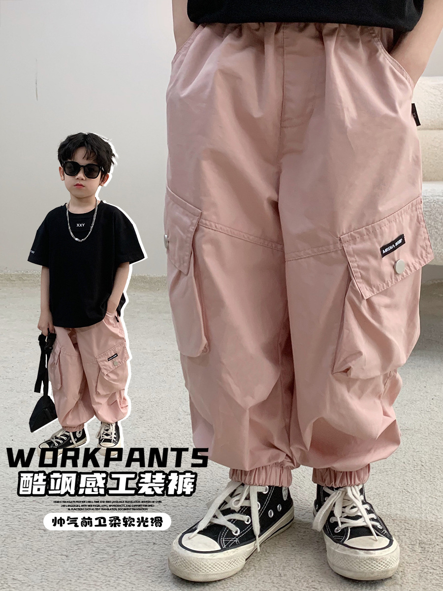 Детская летняя одежда, штаны, тонкие детские повседневные брюки для мальчиков, парашютист, новая коллекция