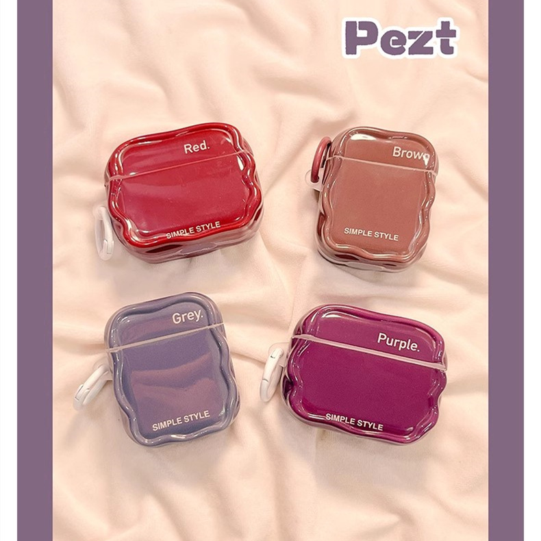 Casual Pure Color Protective Case Suitable For Couples For Airpods3/2 4Th Generation Pro3 Apple Earphone Case Bluetooth Soft Shell